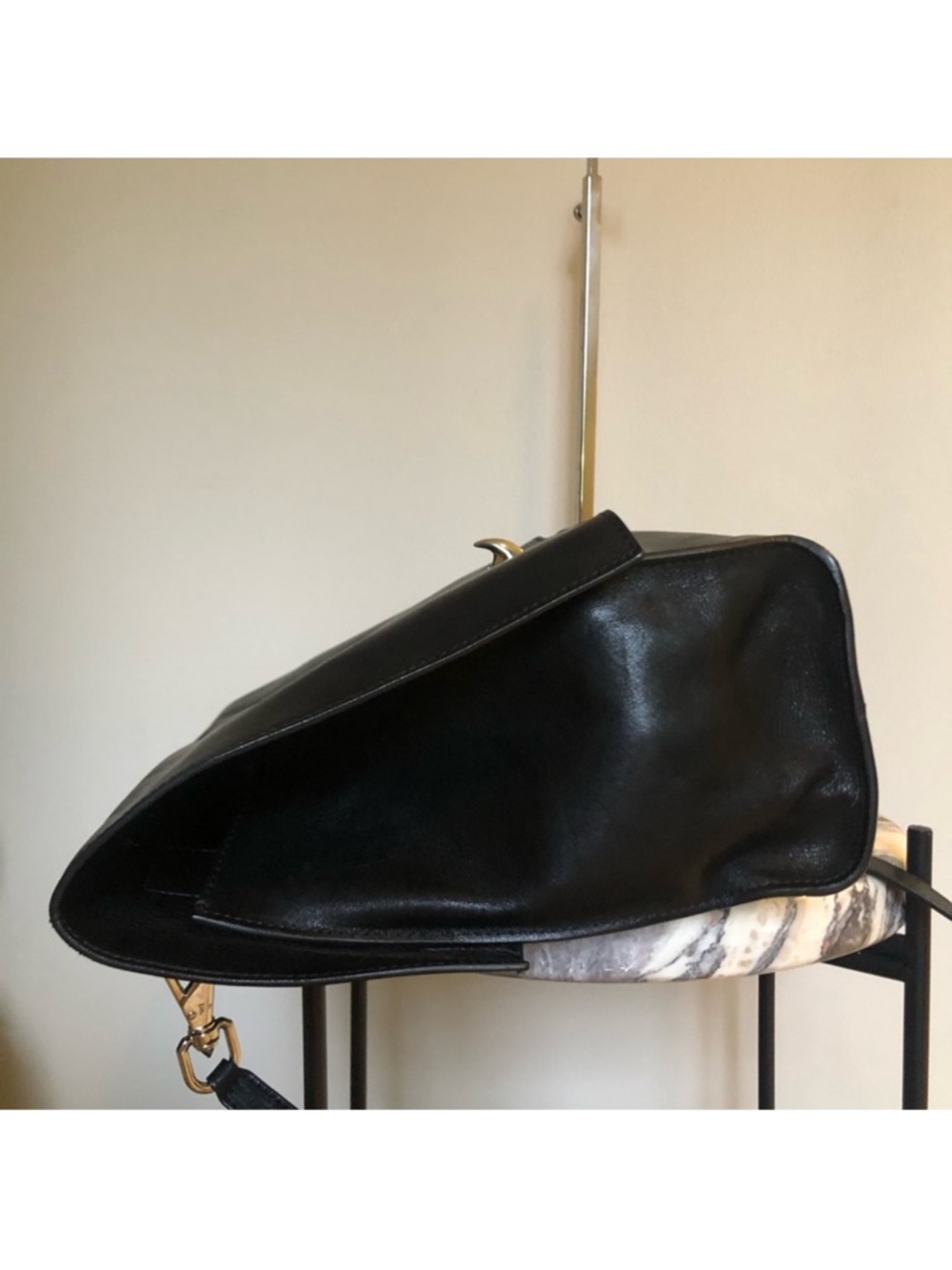Givenchy Black Leather Crossbody Satchel - Picture 5 of 10